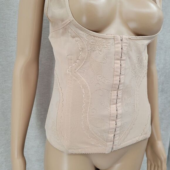 Nude/ Tan Underbust Shapewear with Front Closure Plus Size 2X - Picture 2 of 16